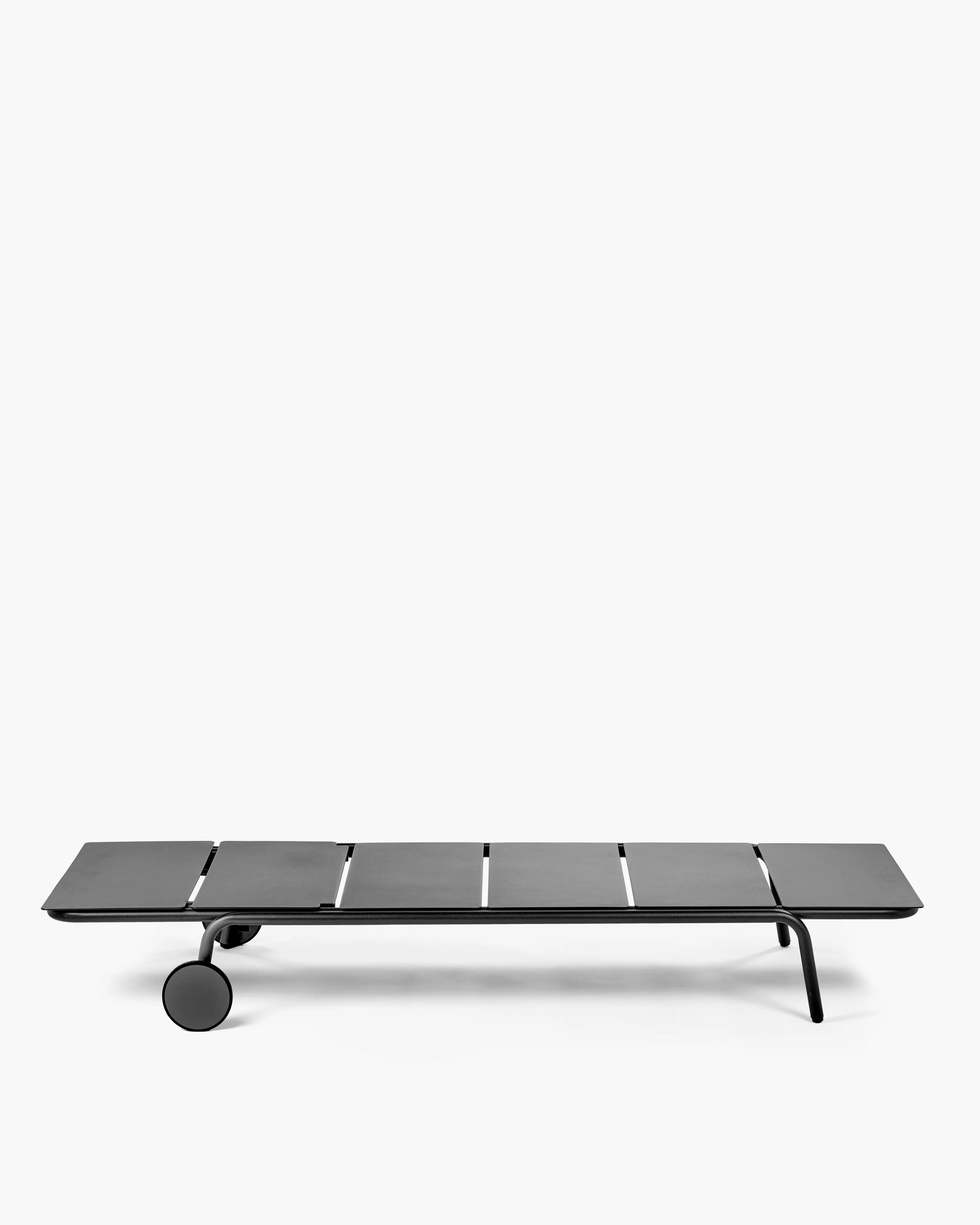 Sun lounger aluminium black August - Image 4