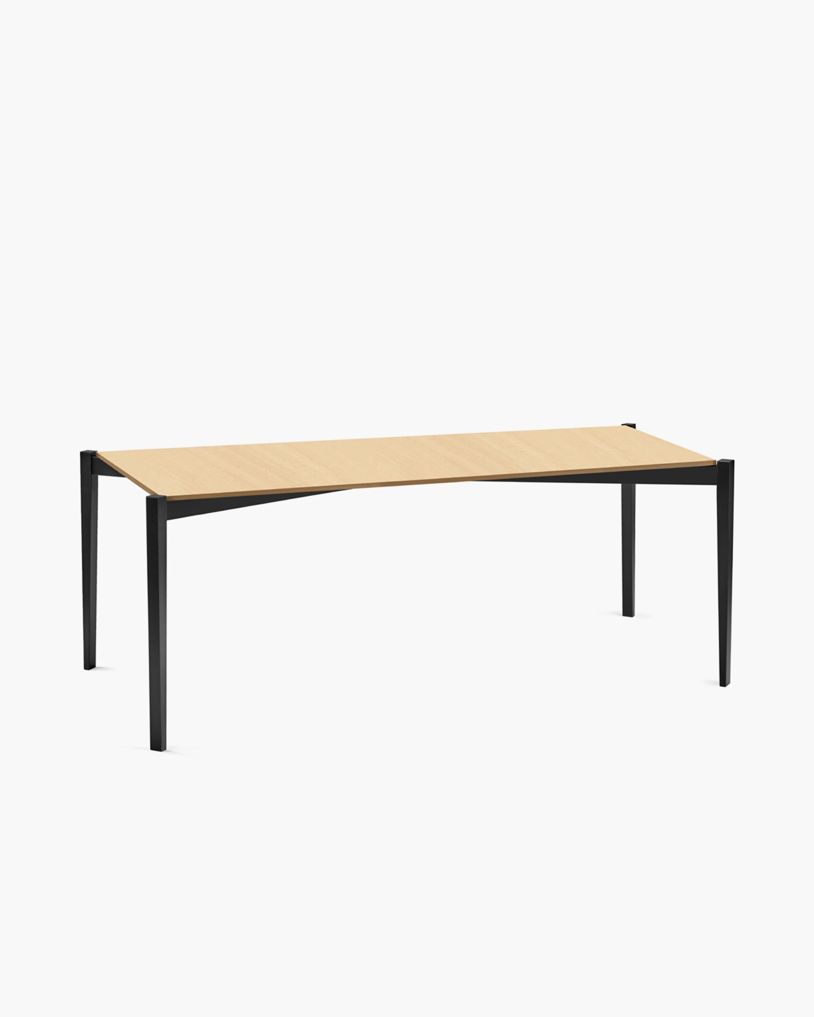 Table beech black/oak natural Eloïs