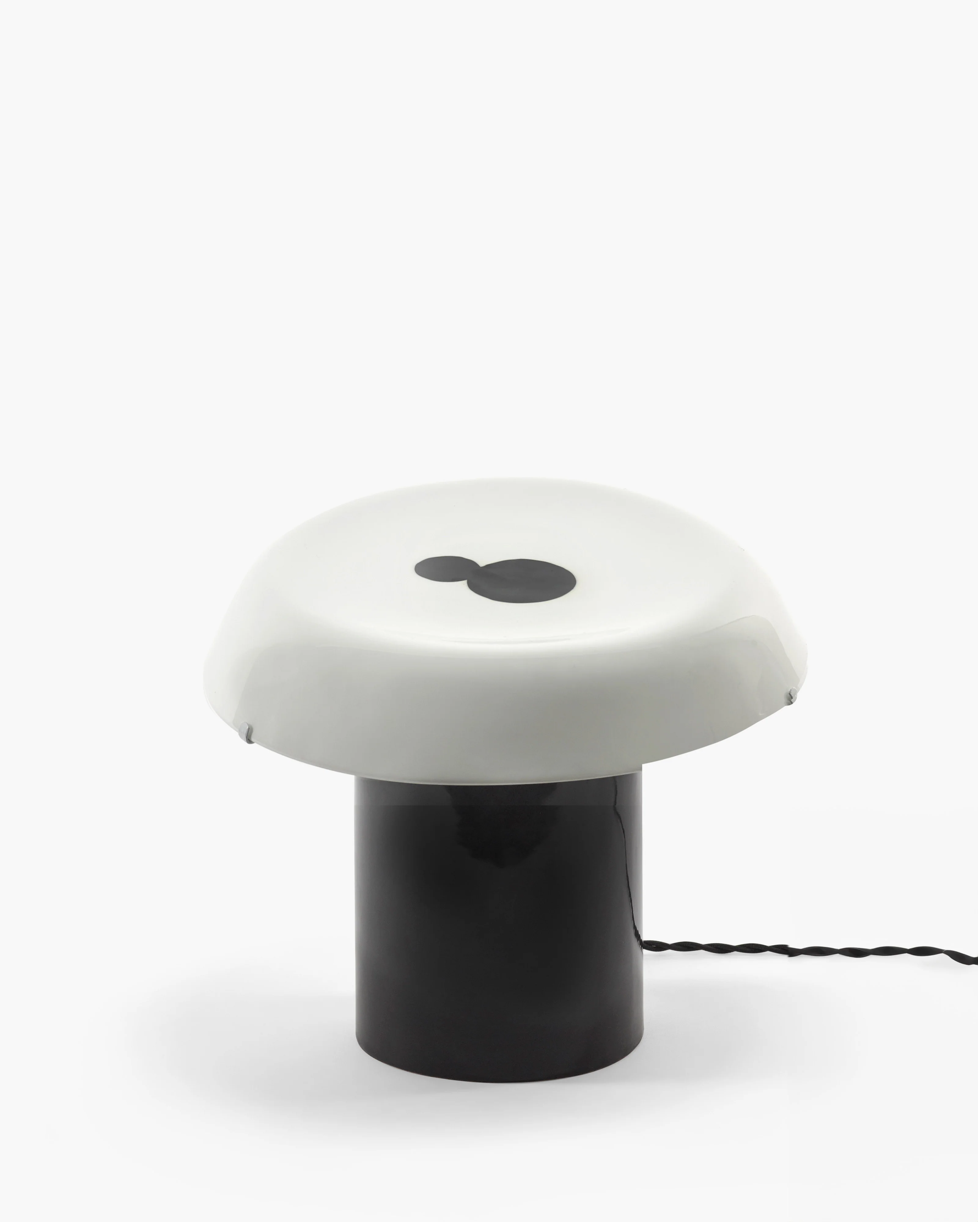 Table lamp black/white Celine n°1 Terres de Rêves