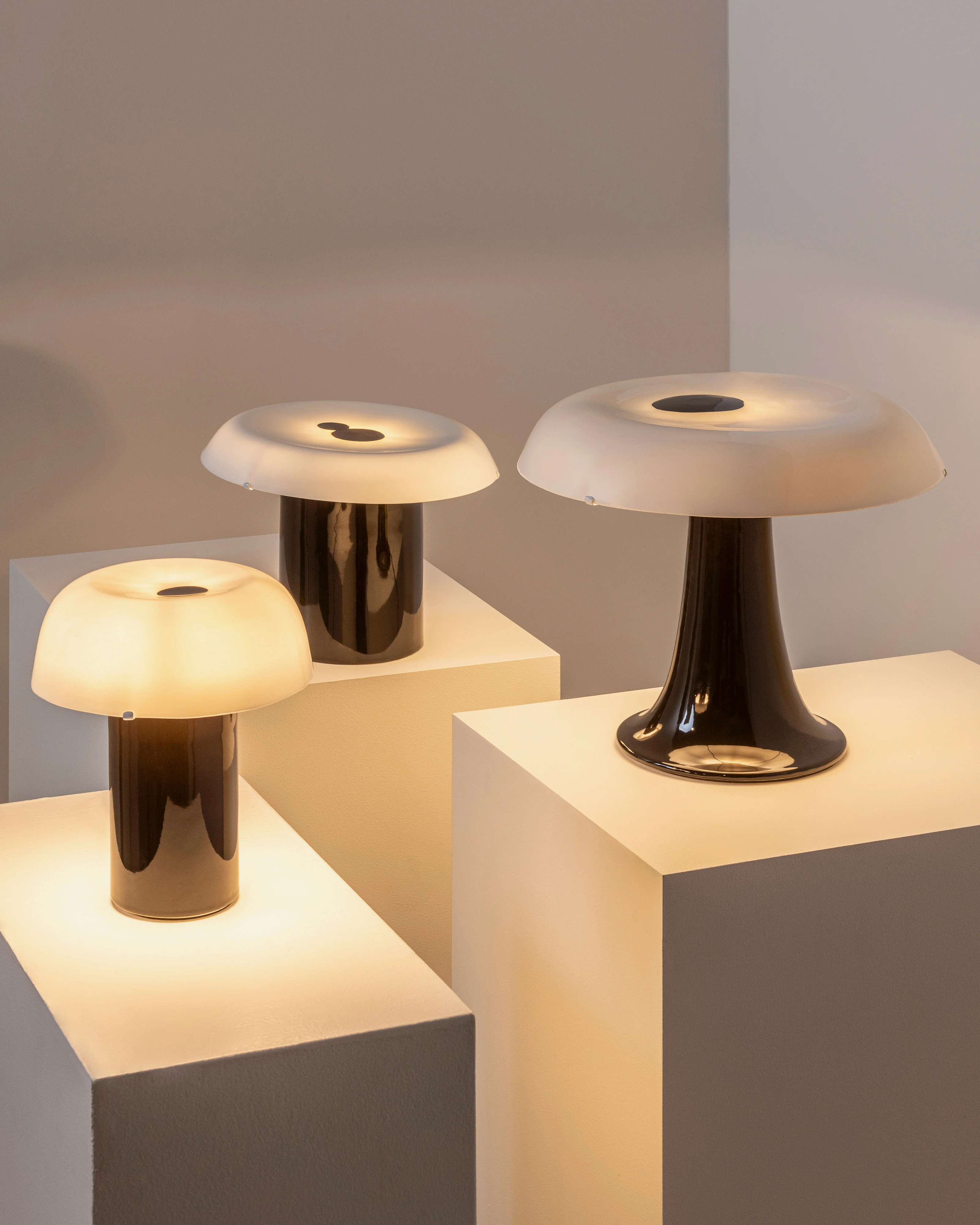Table lamp black/white Celine n°1 Terres de Rêves - Image 2