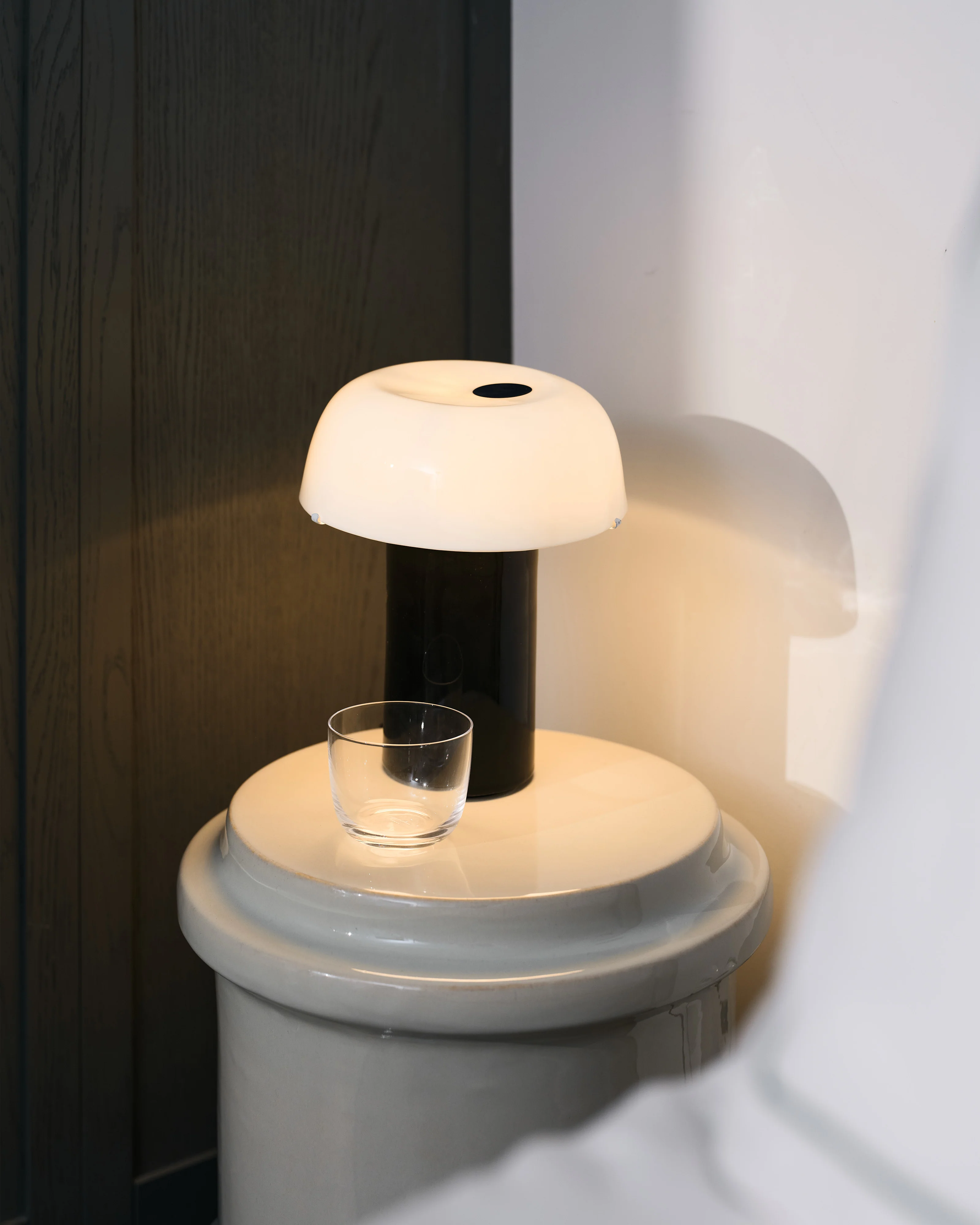 Table lamp black/white Celine n°2 Terres de RĂȘves - Image 2
