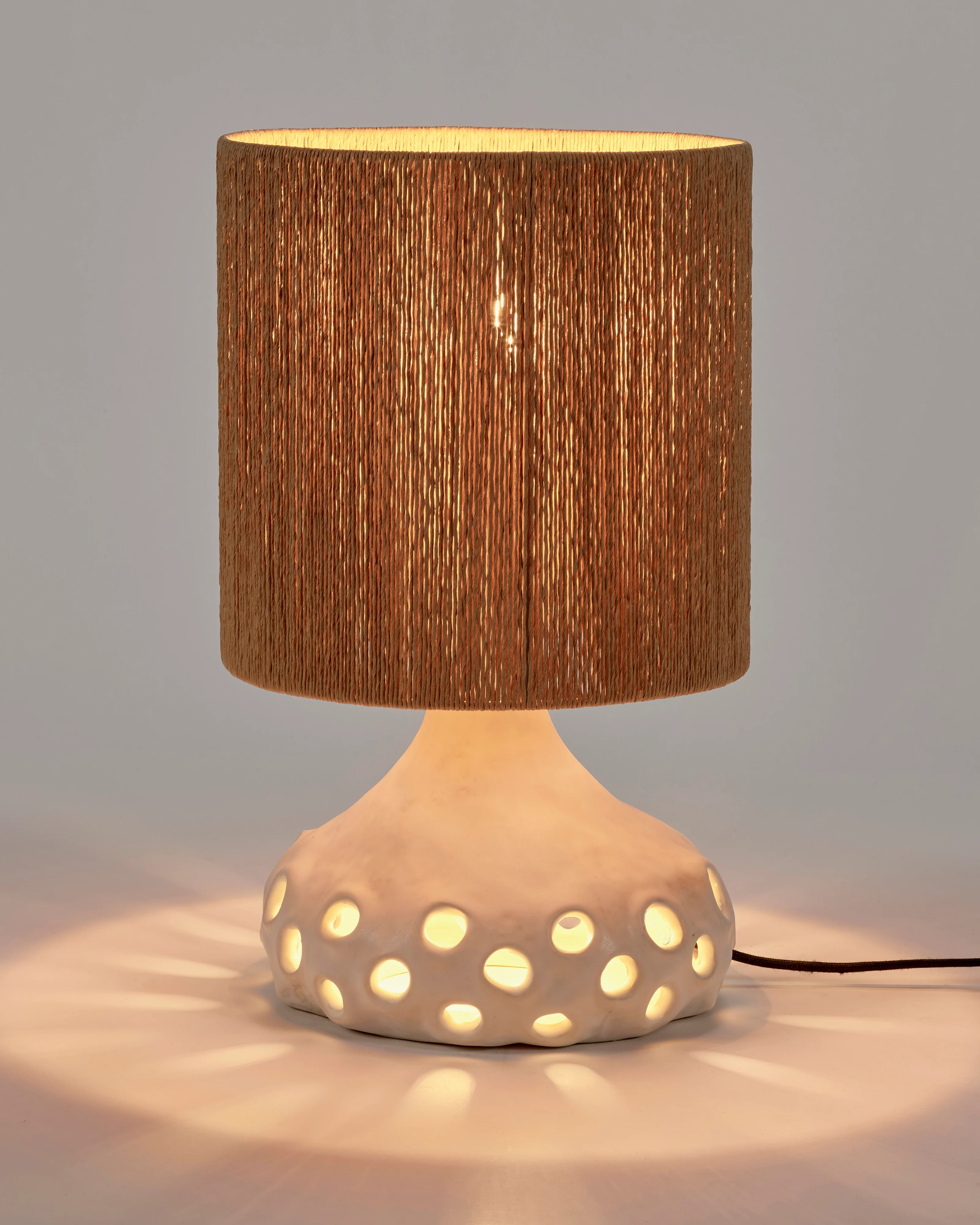Table lamp brown Oya 01 - Image 4