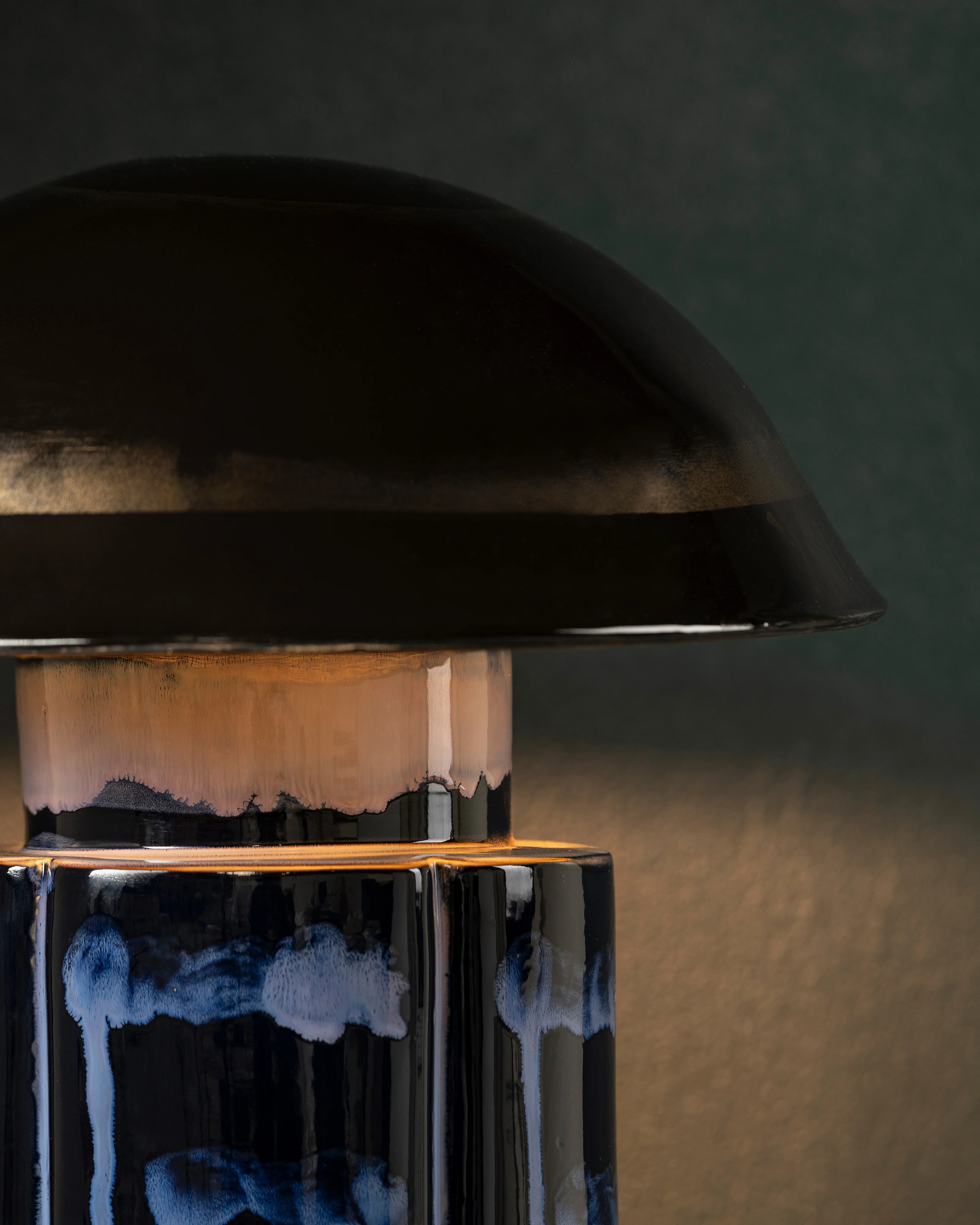 Table lamp dark blue John Terres de Rêves - Image 5