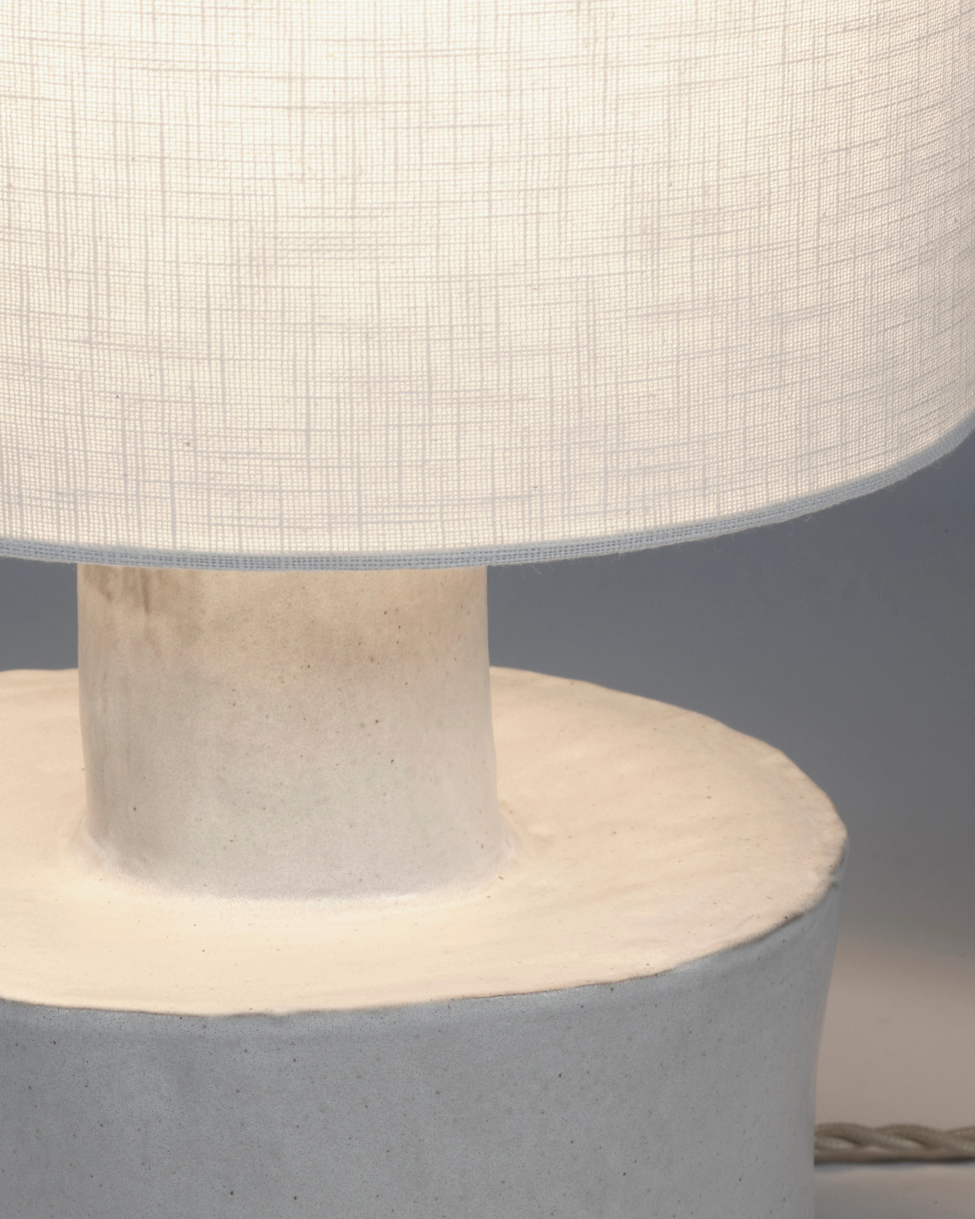 Table lamp white matt - white Catherine - Image 3