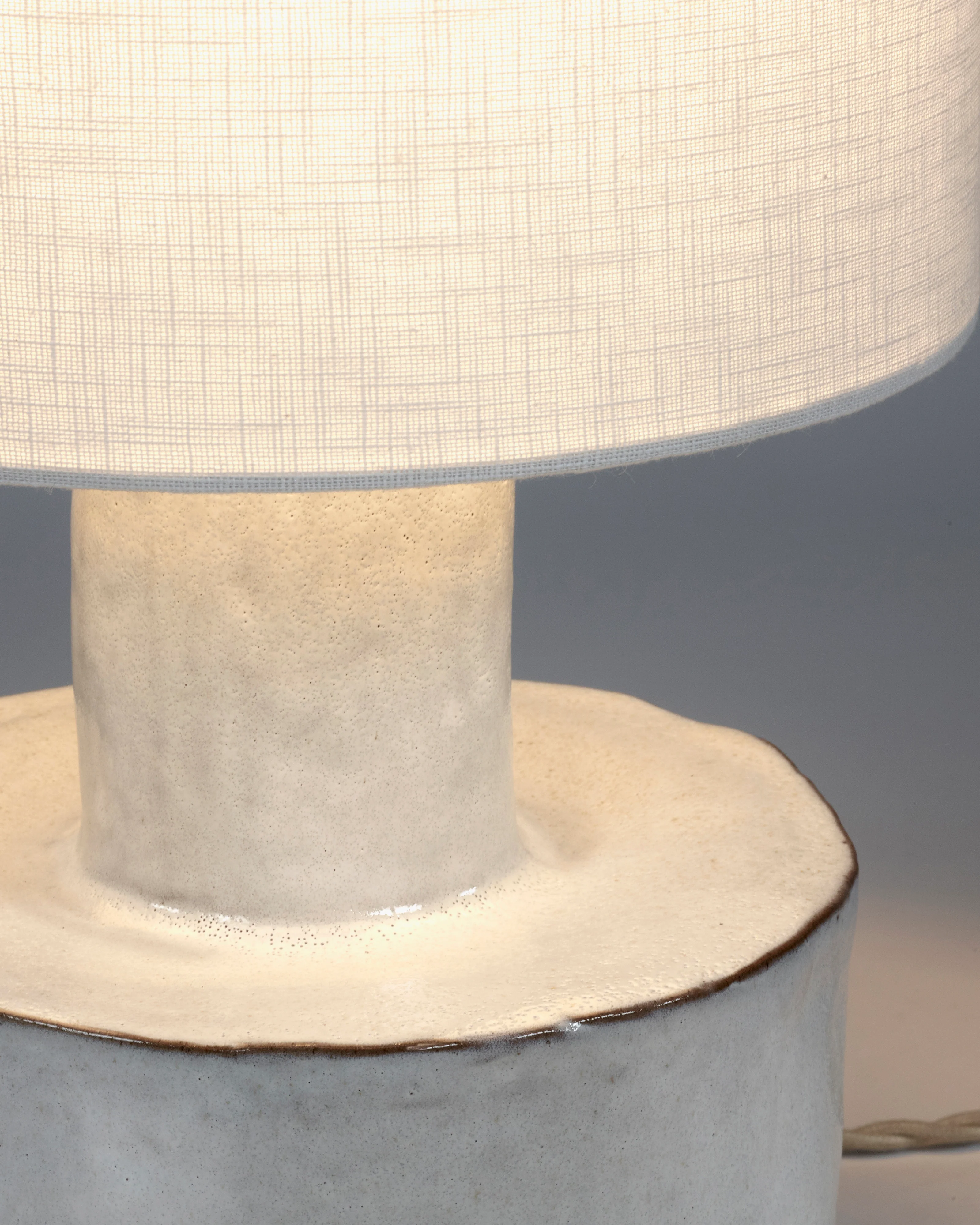 Table lamp white - white Catherine - Image 3