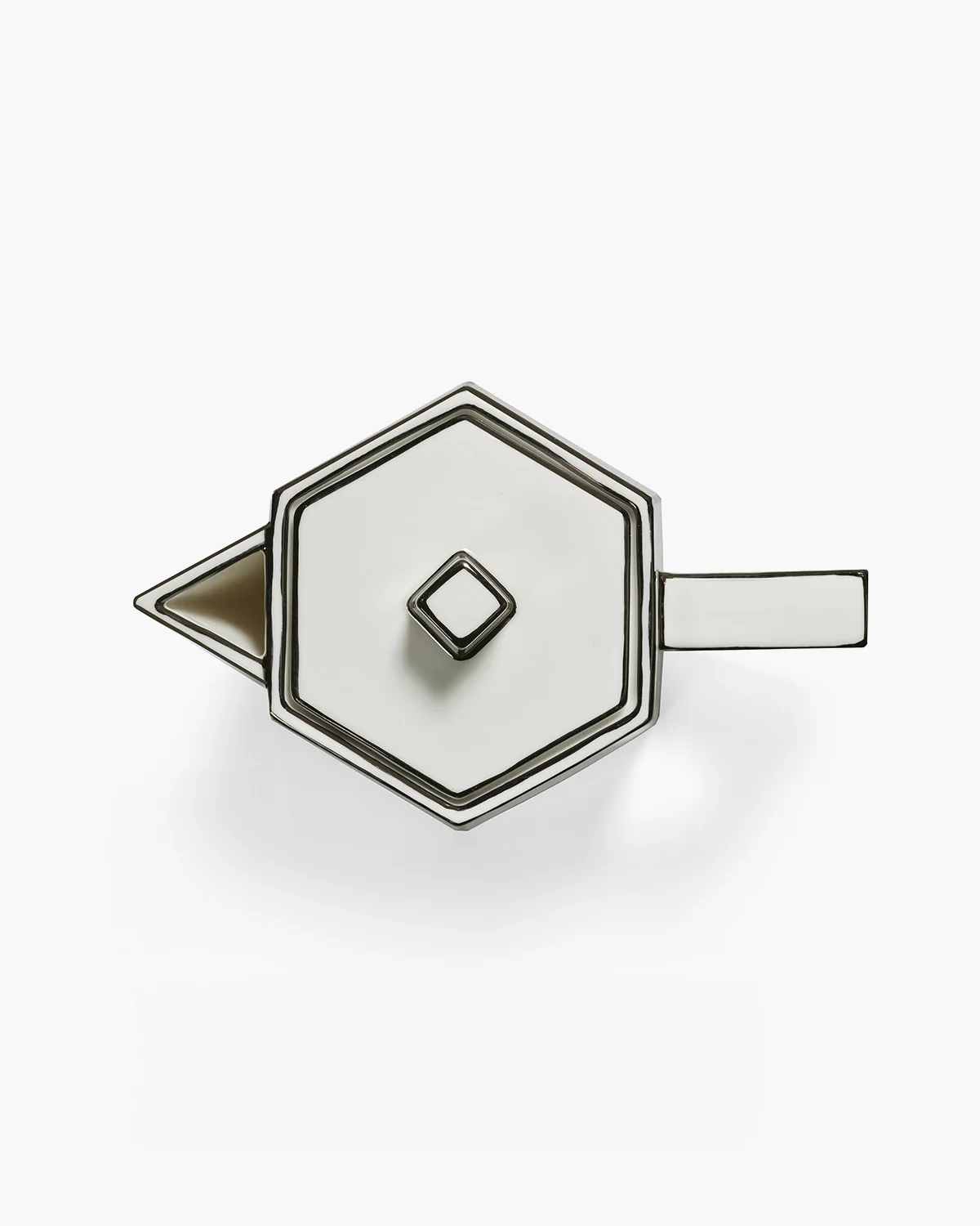 Tea pot white - black Carte Blanche - Image 3