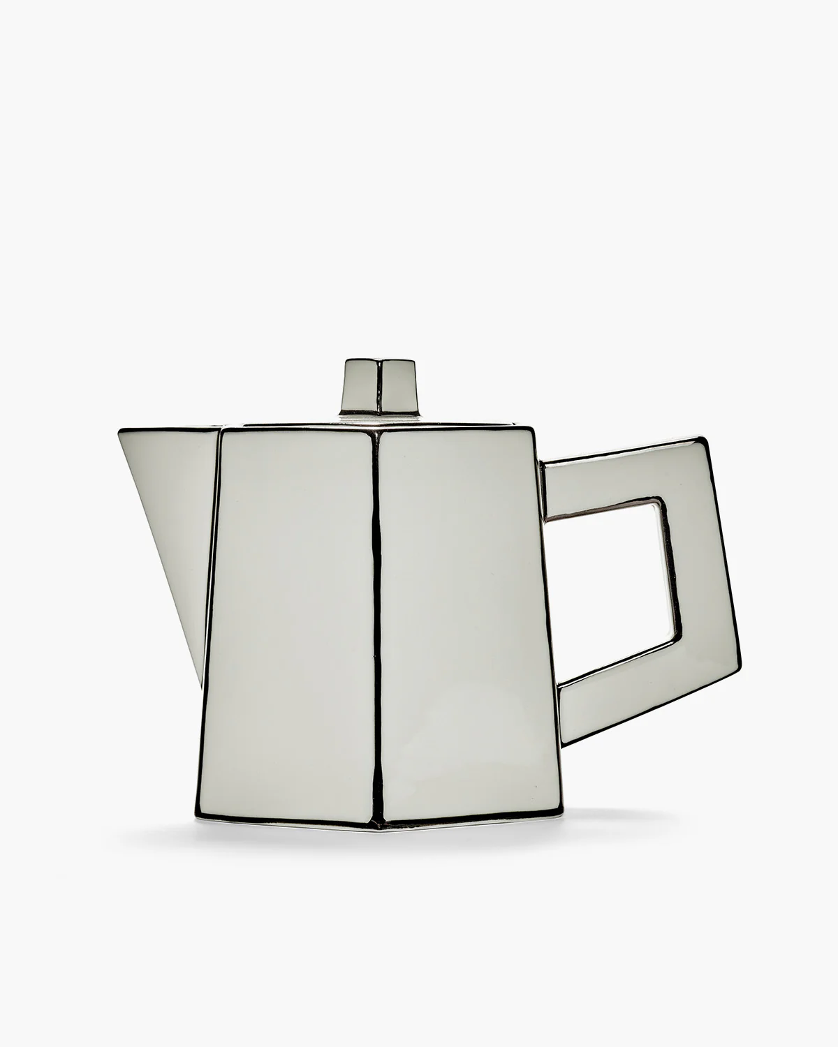 Tea pot white - black Carte Blanche - Image 4