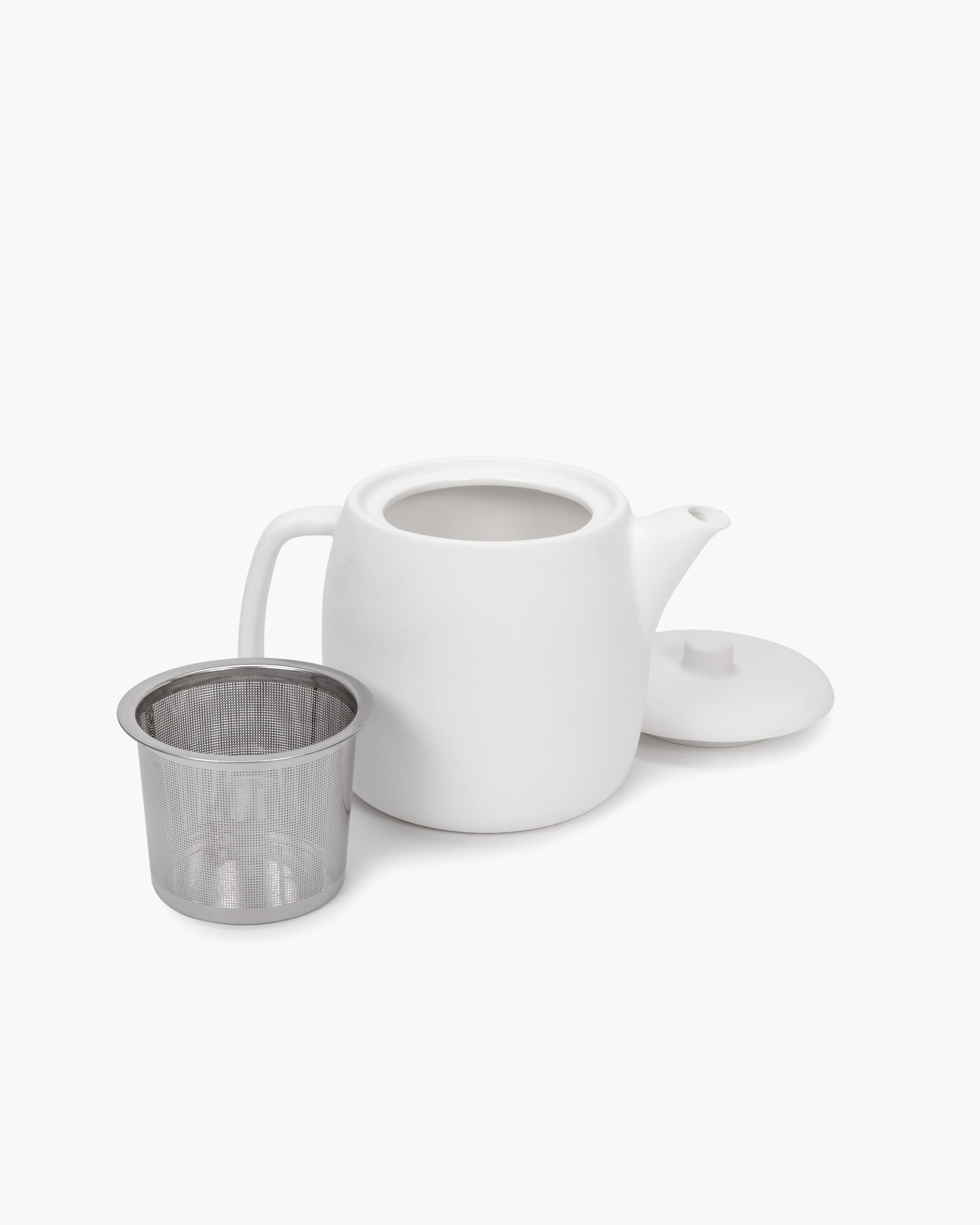 Tea pot white matt Passe-partout - Image 3