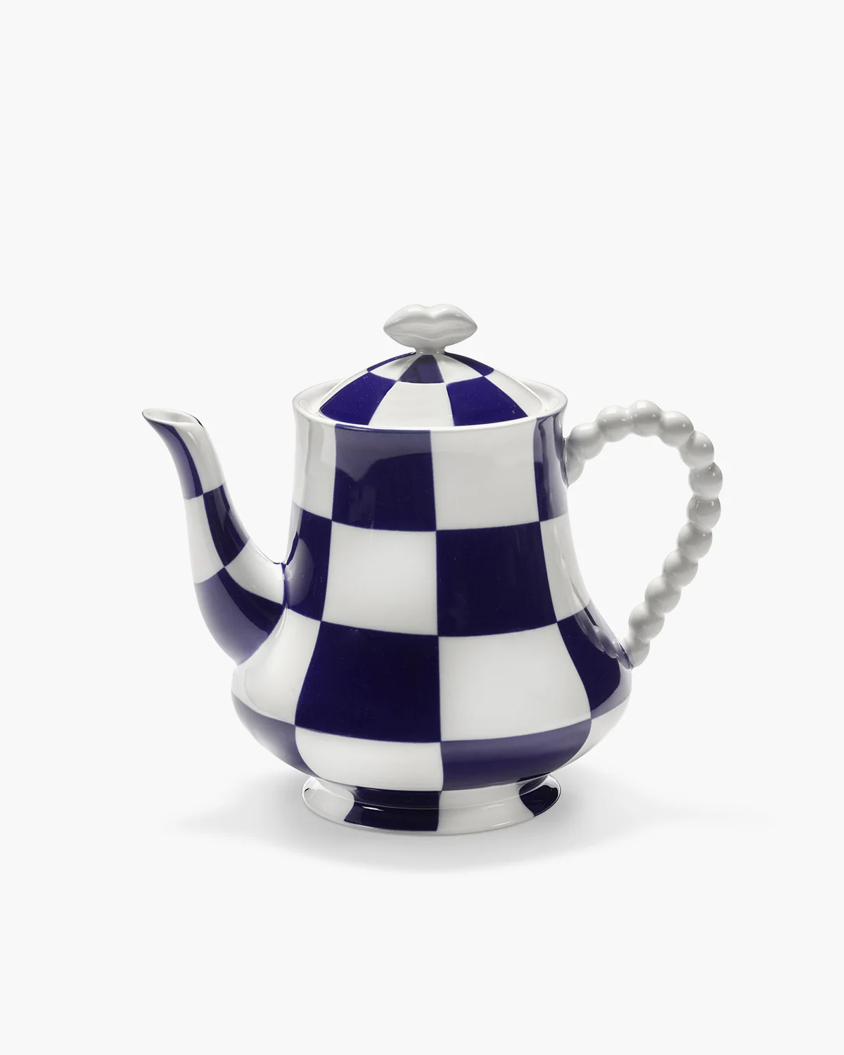 Teapot blue - white Fête des Bêtes Les Objets Mouleversants