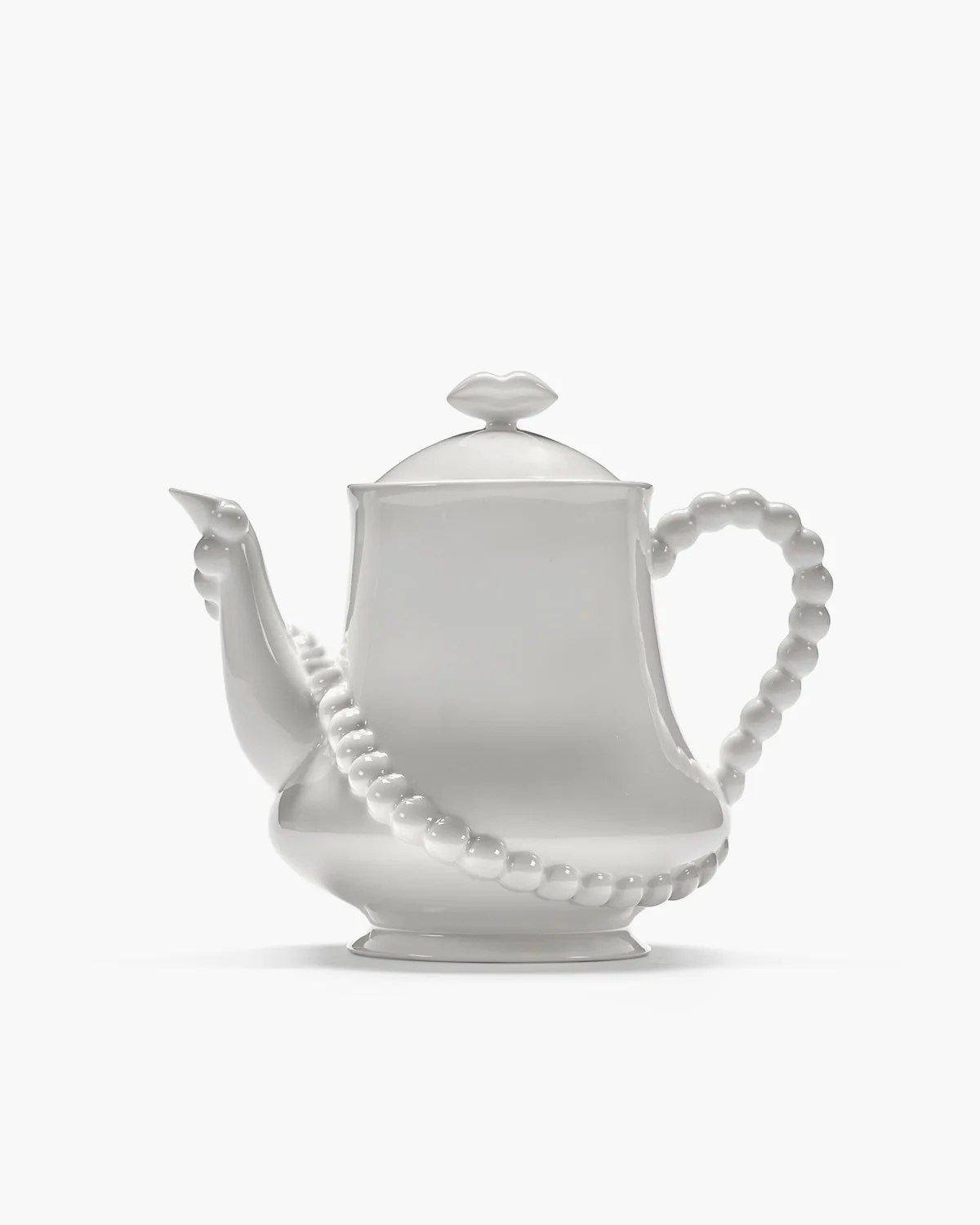 Teapot white Perle Fine Les Objets Mouleversants - Image 3