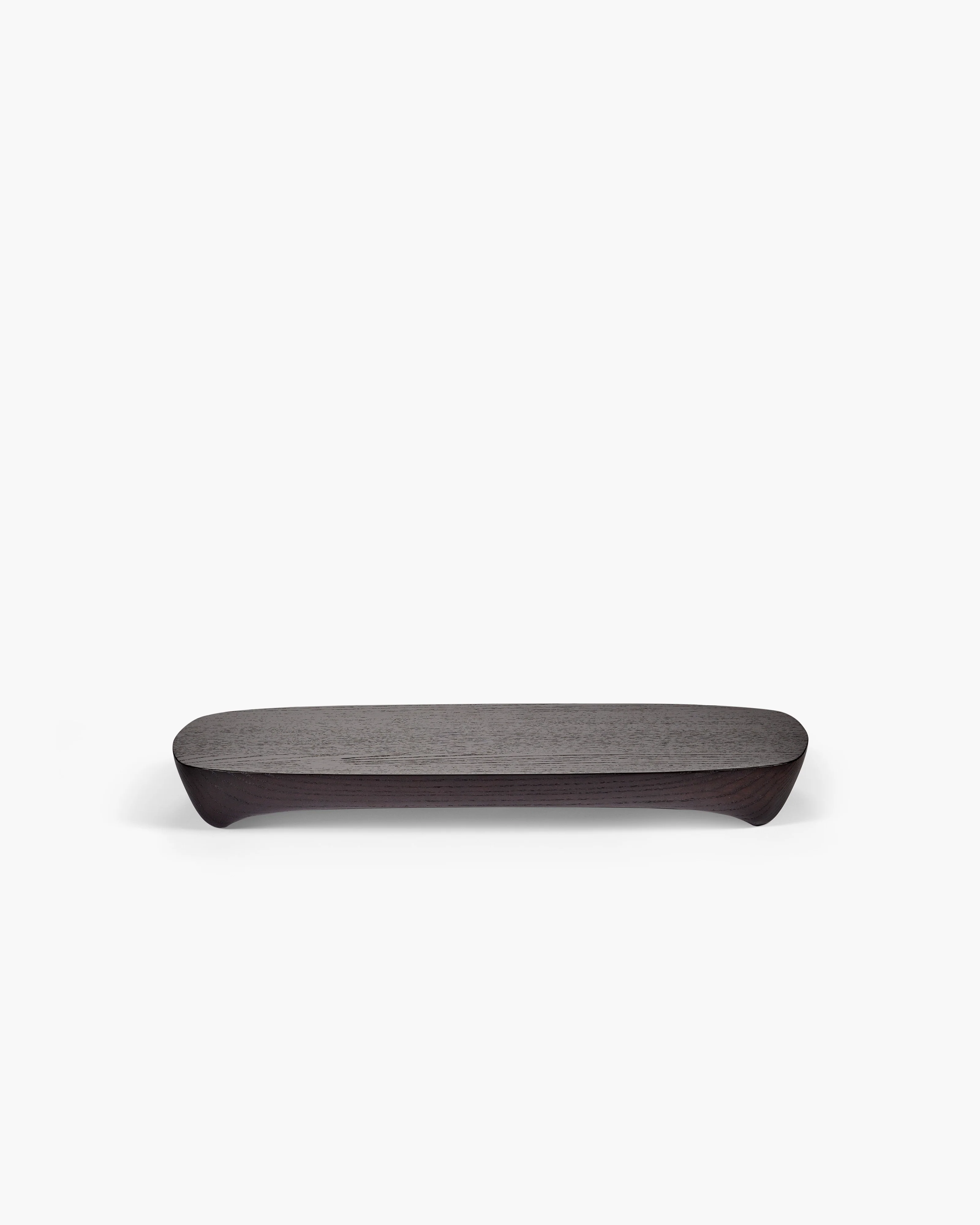 Tray L black wood Out of lines