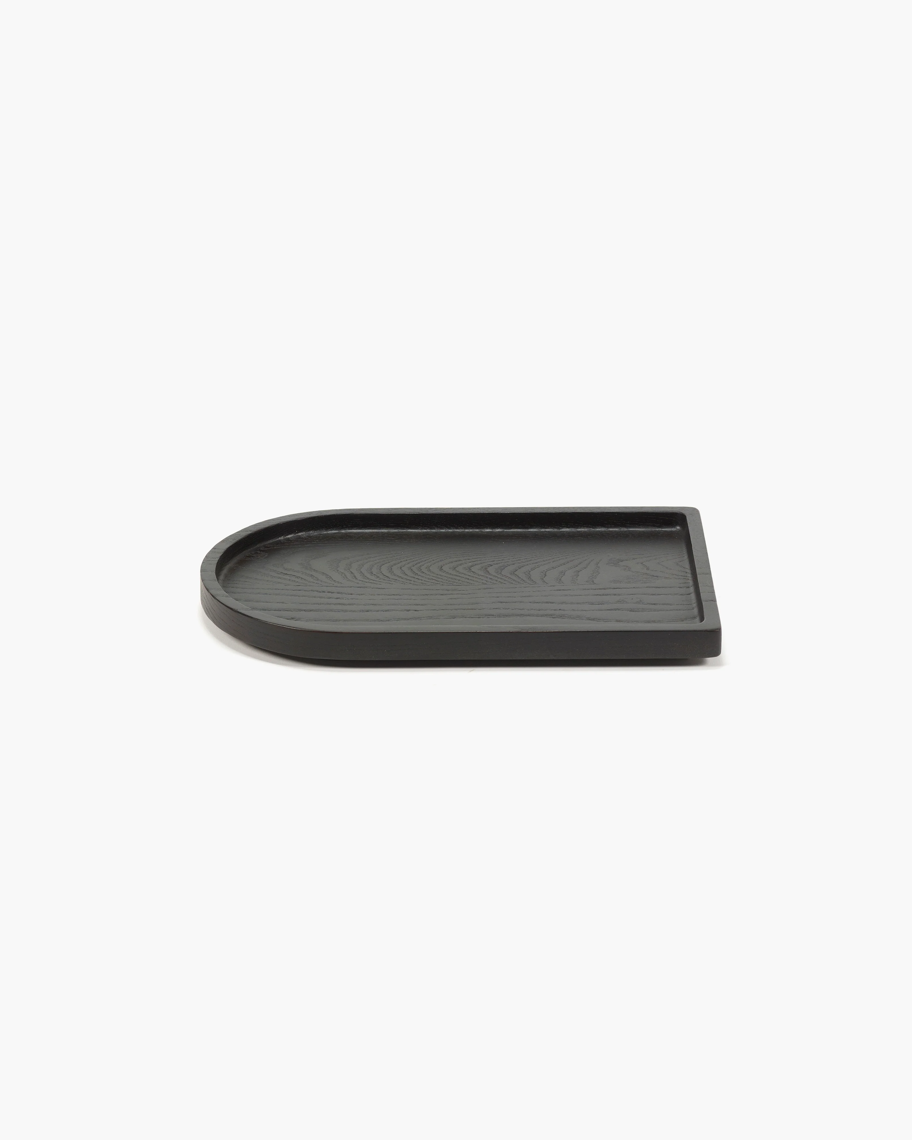 Tray M black wood La Mère