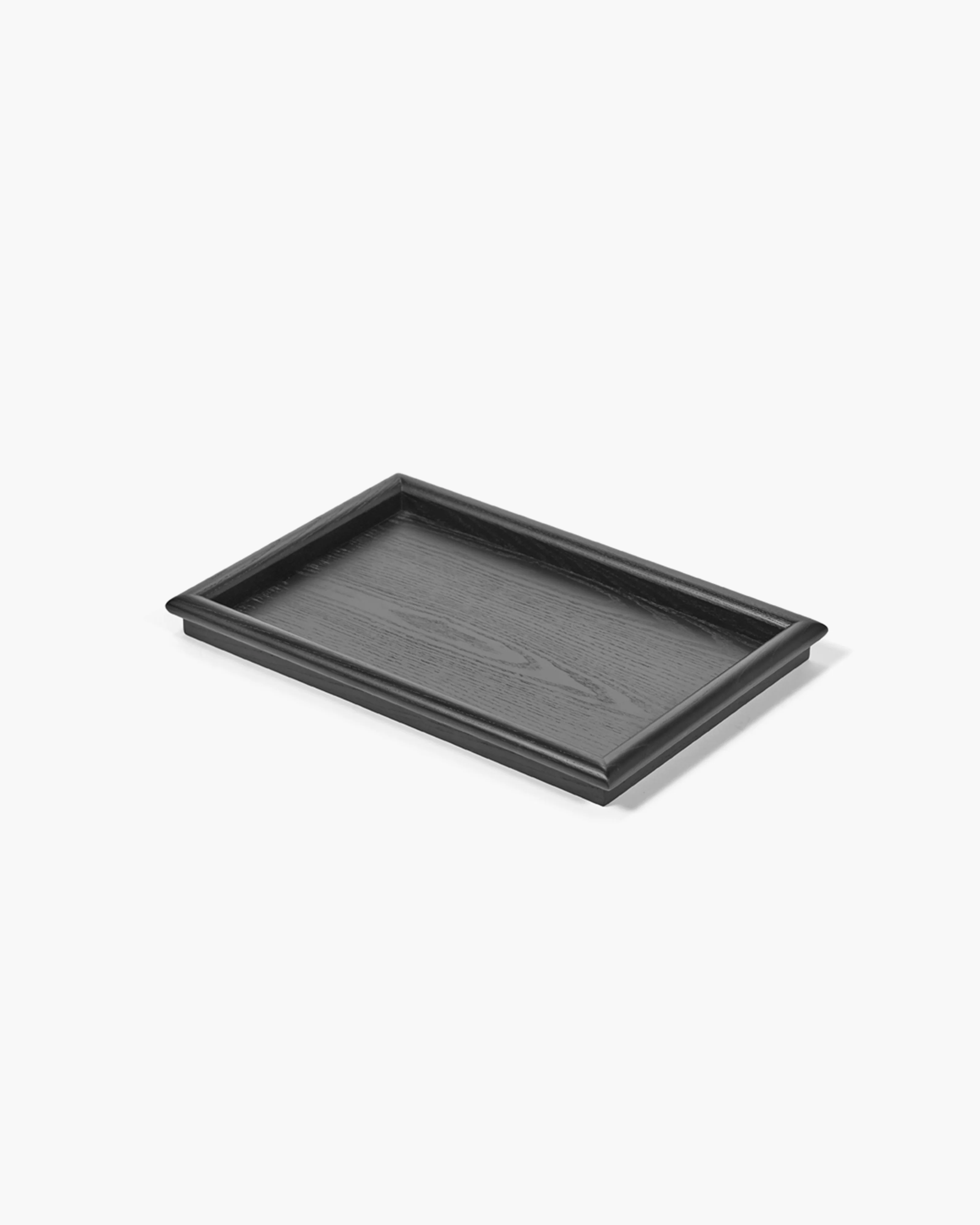 Tray S black wood DéDé