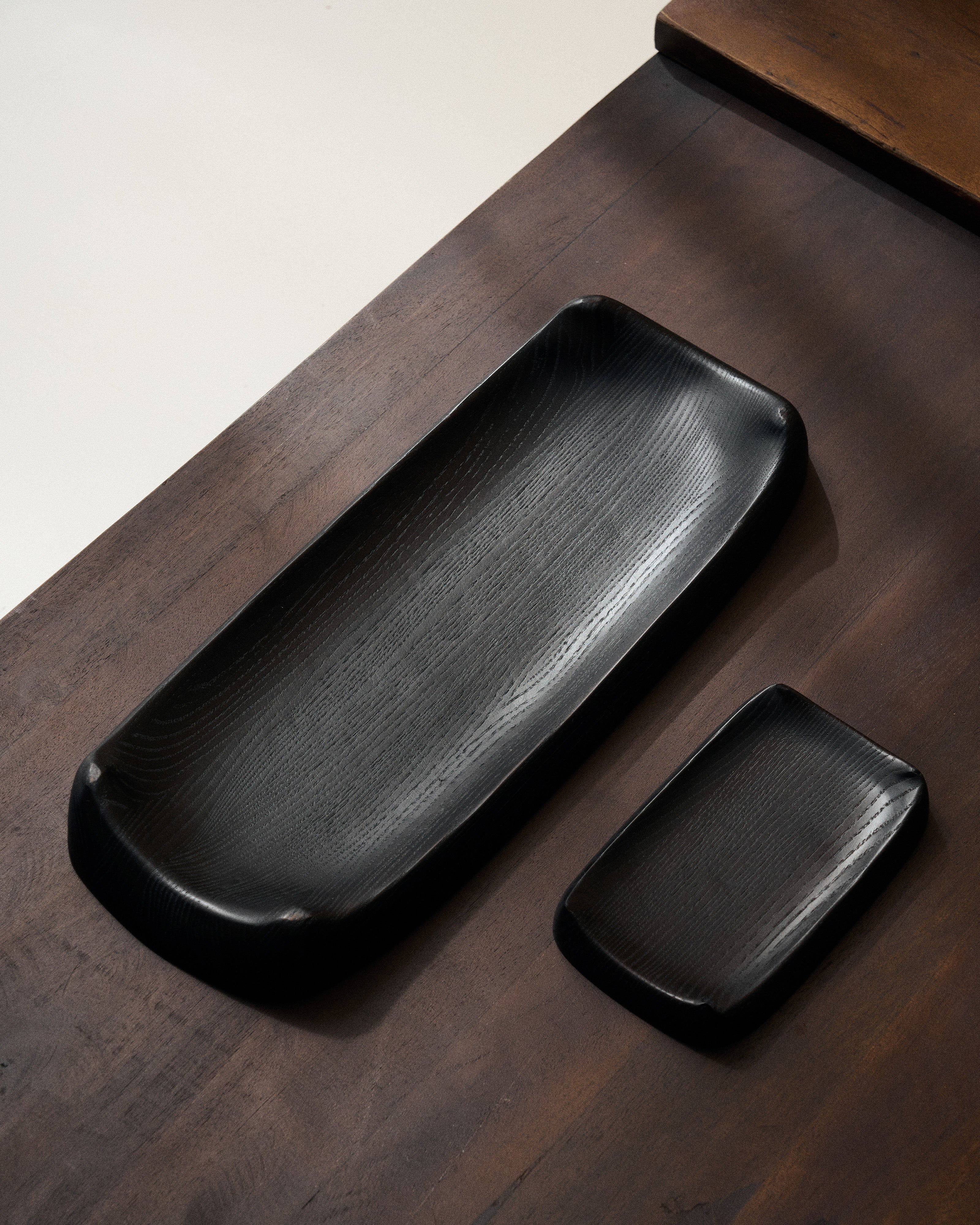 Tray S black wood Out of lines - Image 2