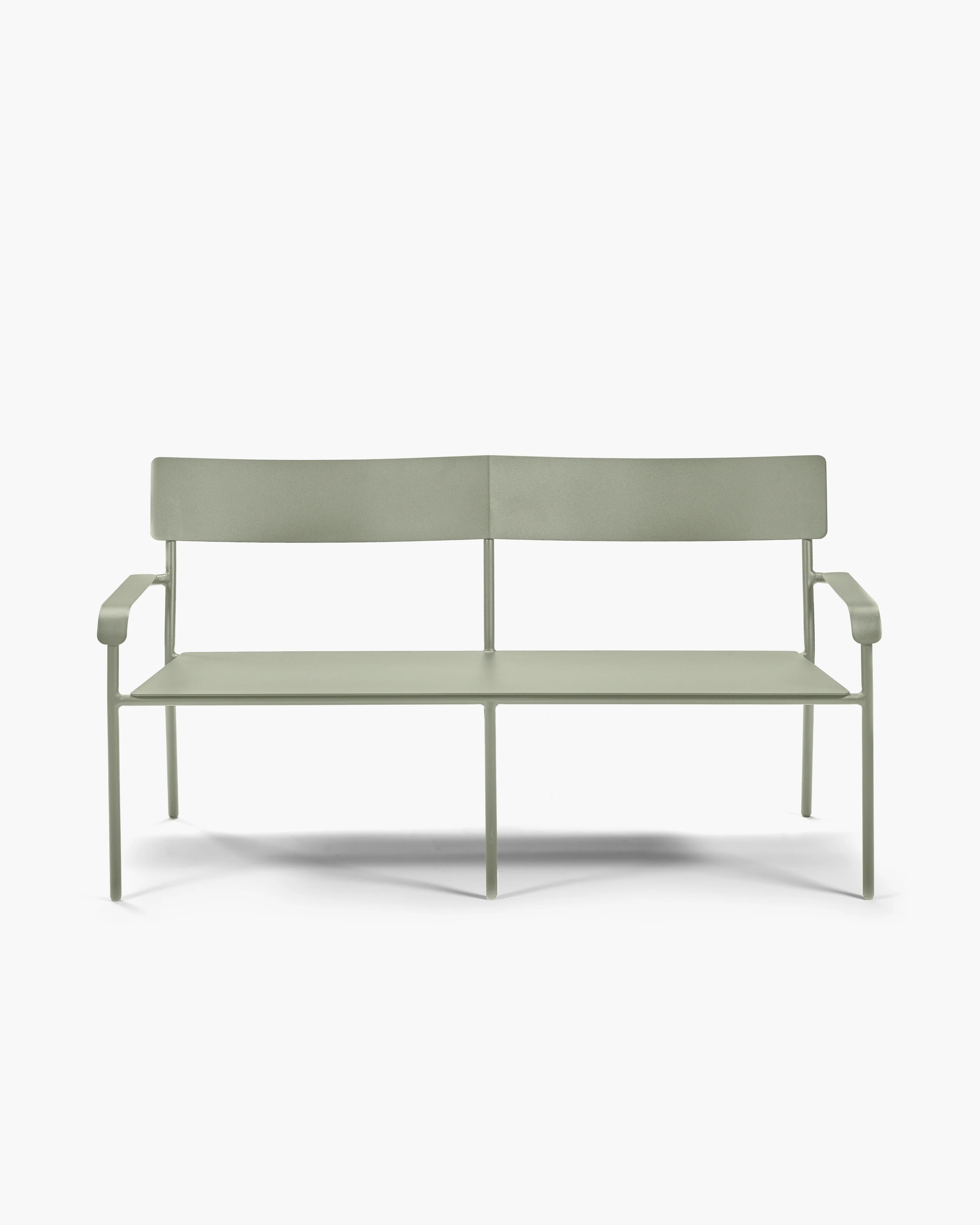 Two seater aluminium eucalyptus green August - Image 2