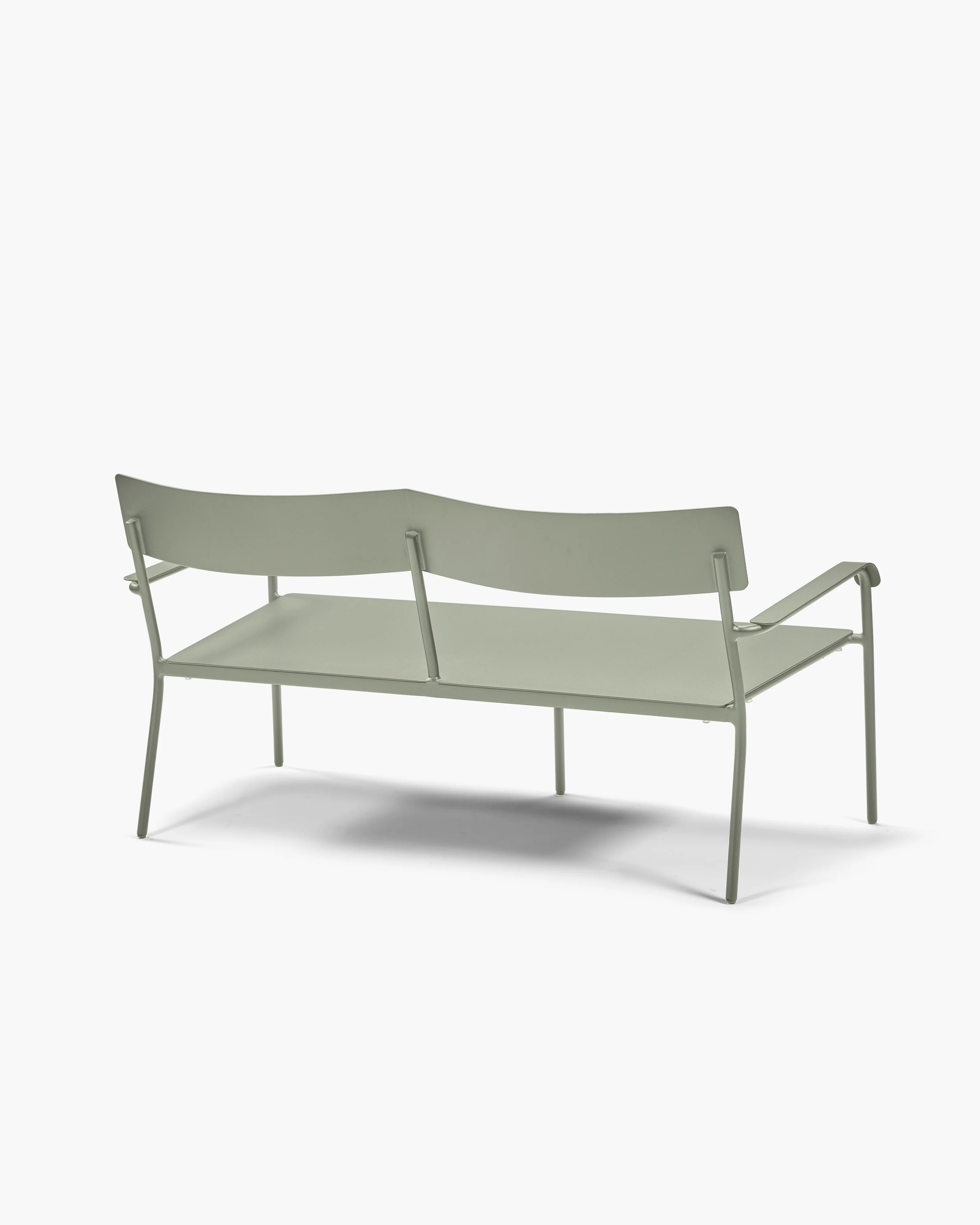 Two seater aluminium eucalyptus green August - Image 3