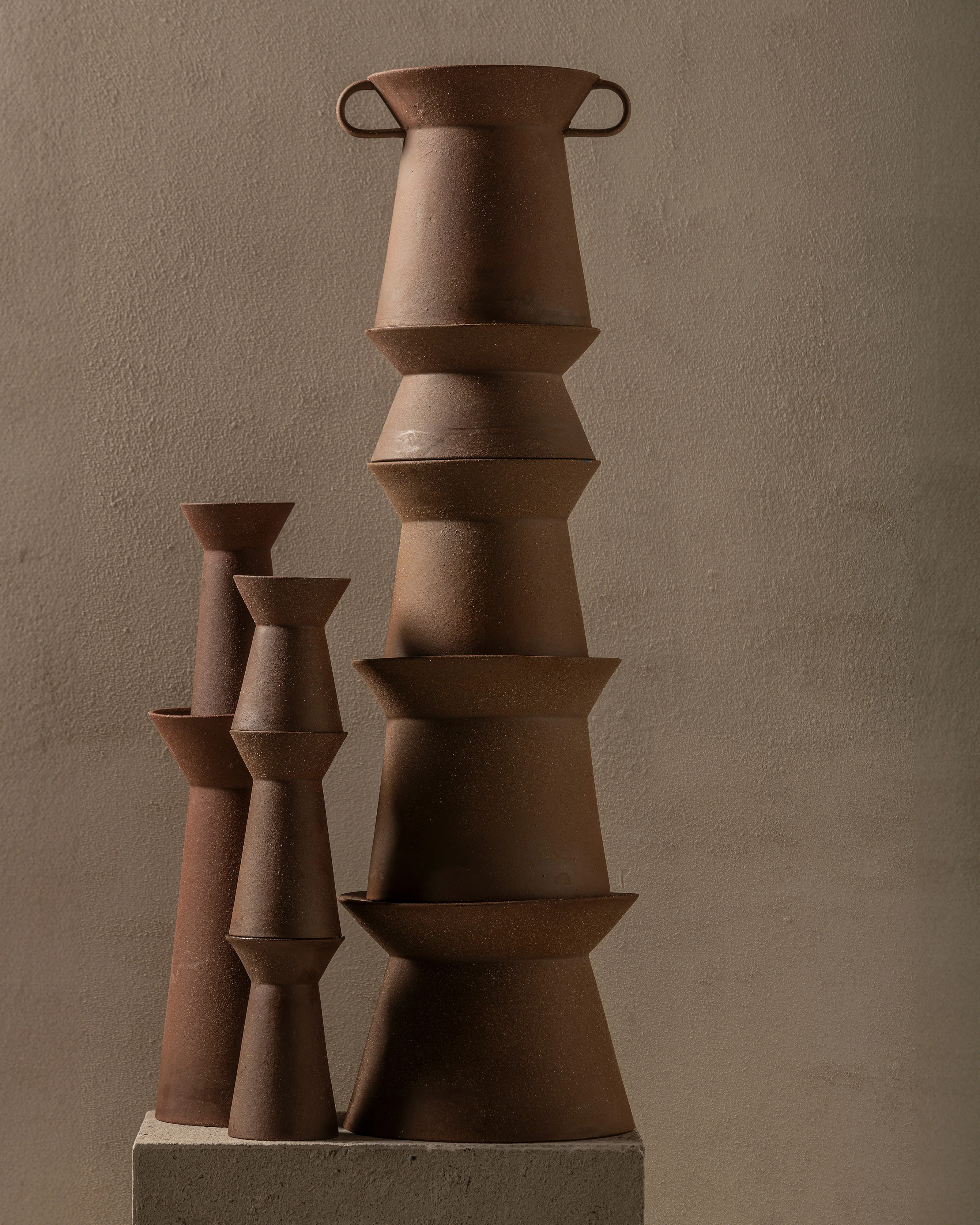 Vase 01 L red brown Marie-Ann - Image 2