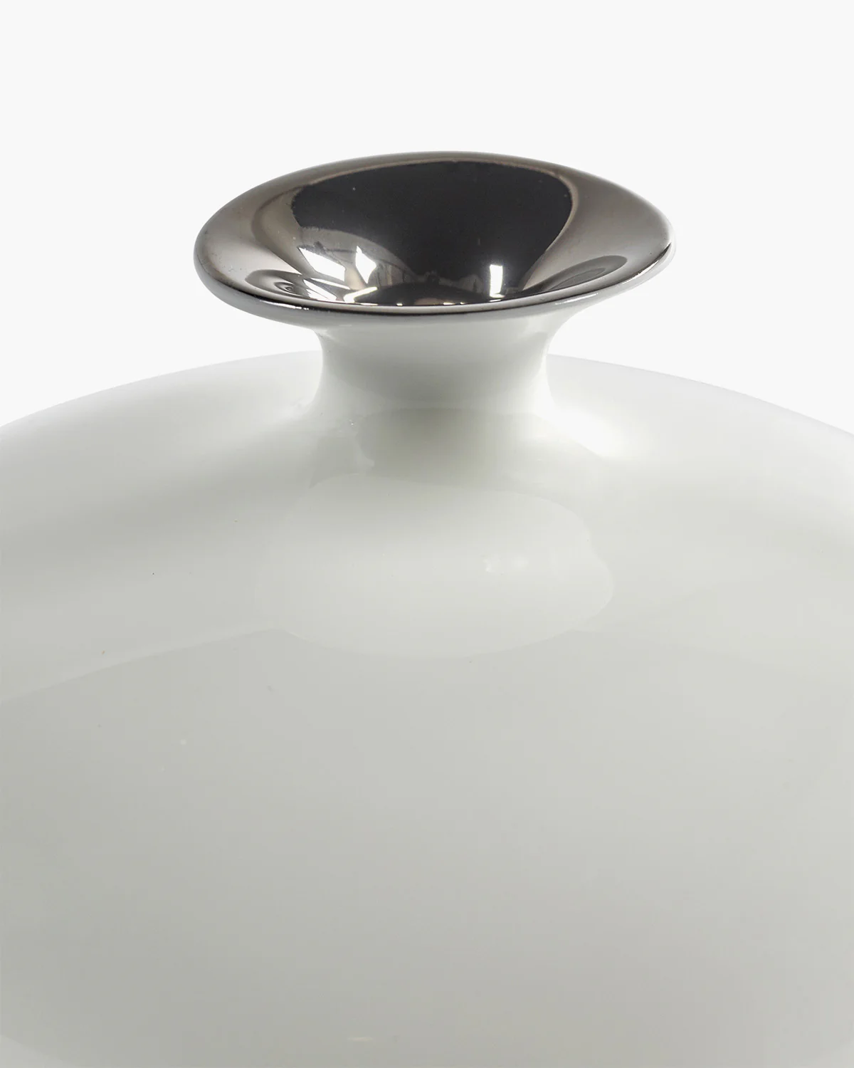 Vase 01 white - silver Josephine - Image 3