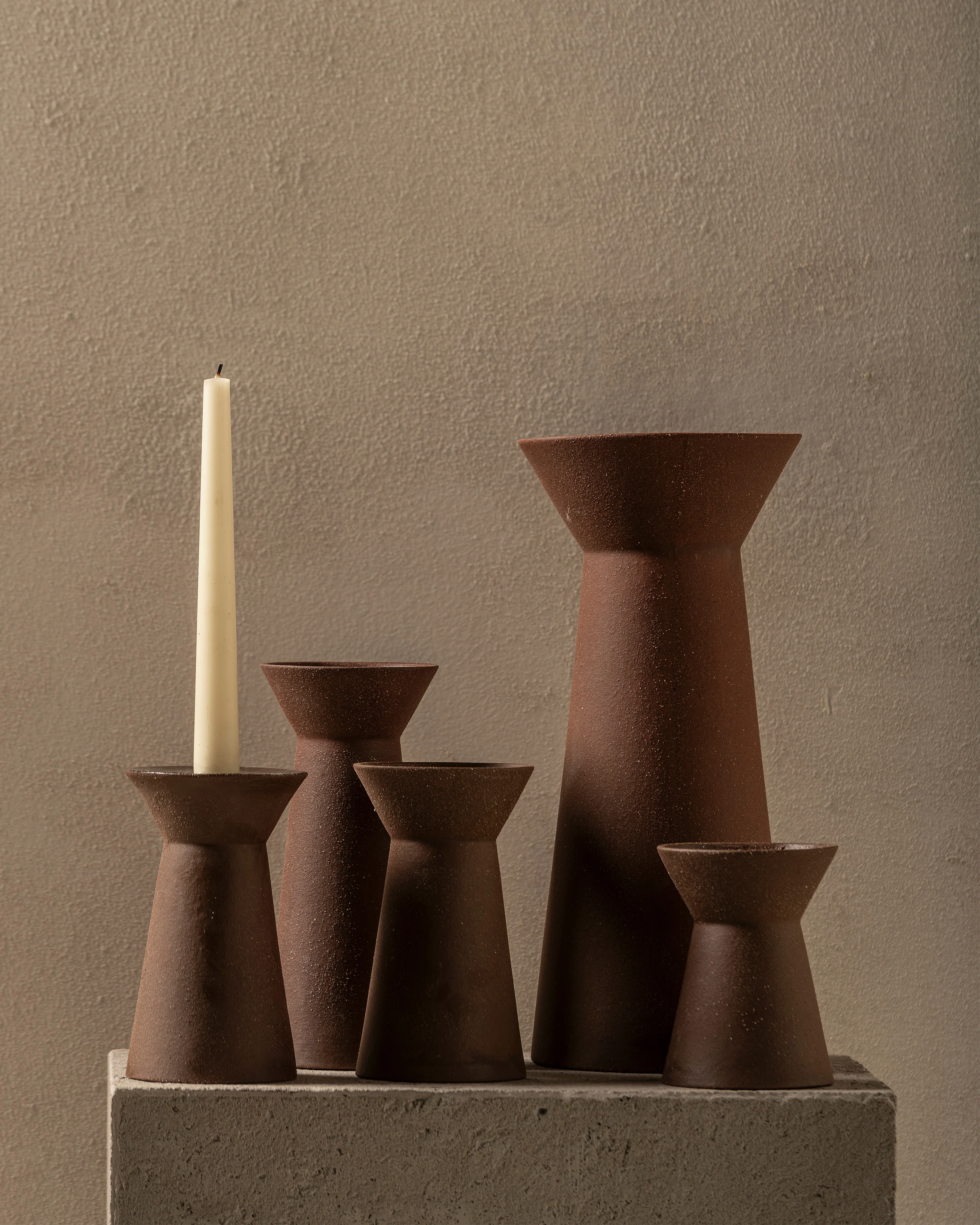 Vase 02 L red brown Marie-Ann - Image 2