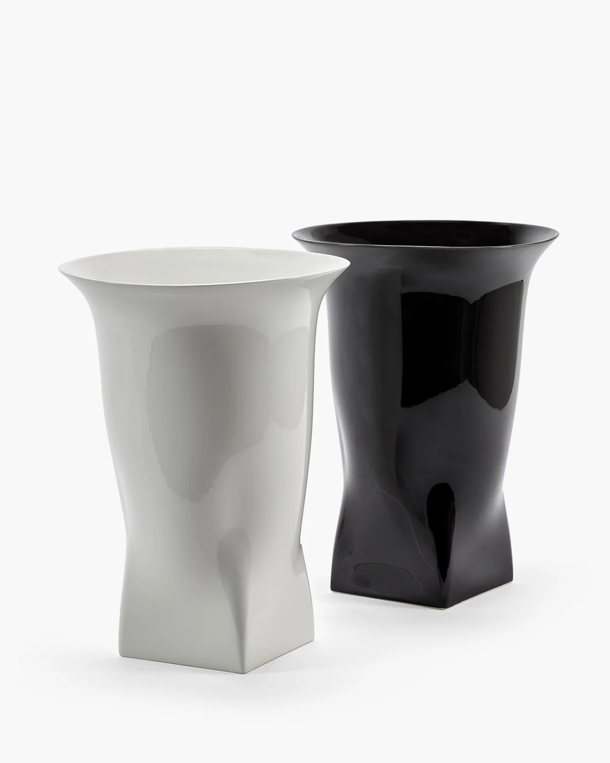 Vase with glass tube 02 white Josephine - Image 4