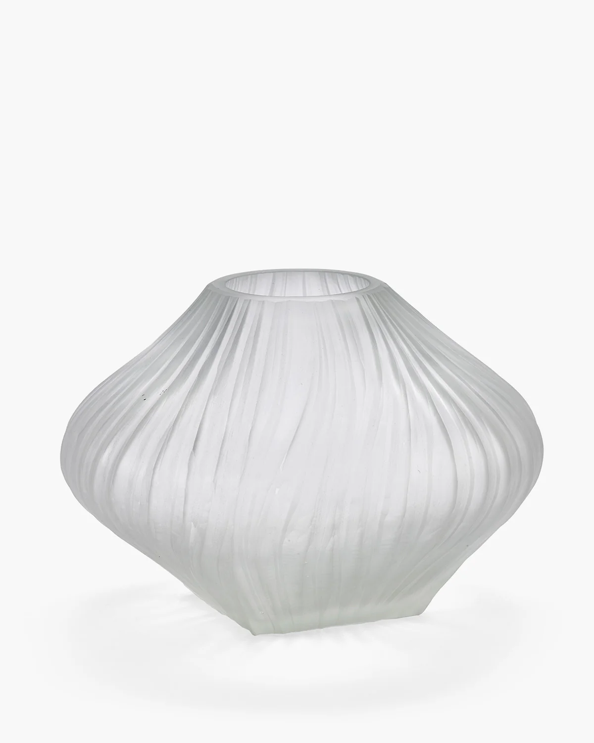 Vase with glass tube 04 transparent matt Josephine - Image 3