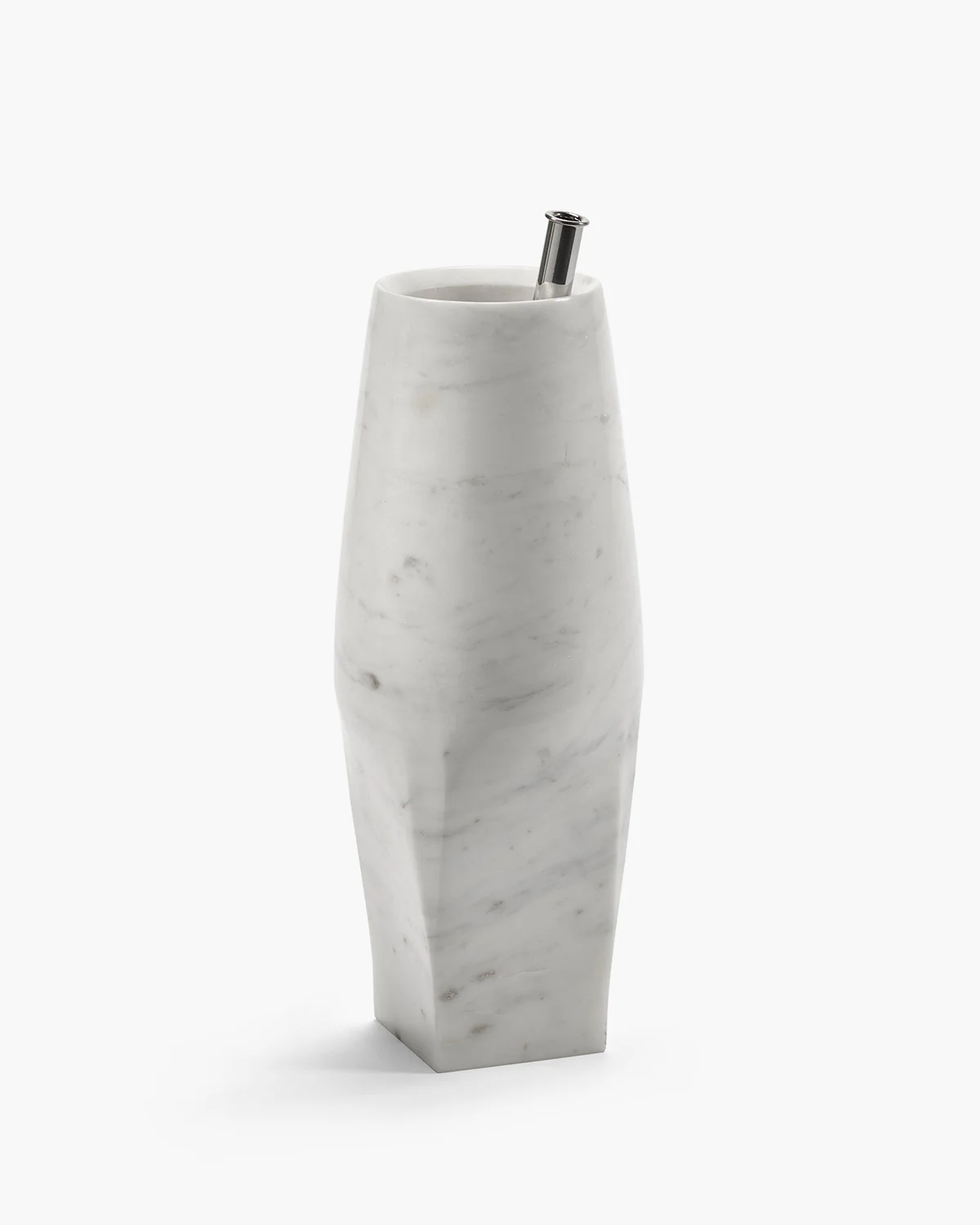 Vase with glass tube 08 S white Josephine