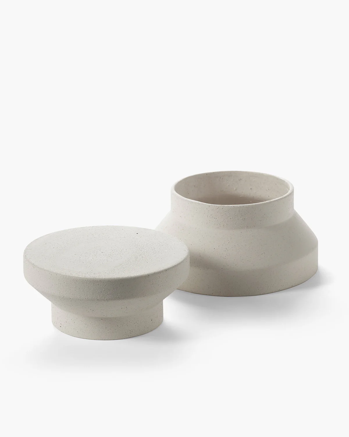Vase/Cake stand S beige Mira - Image 5