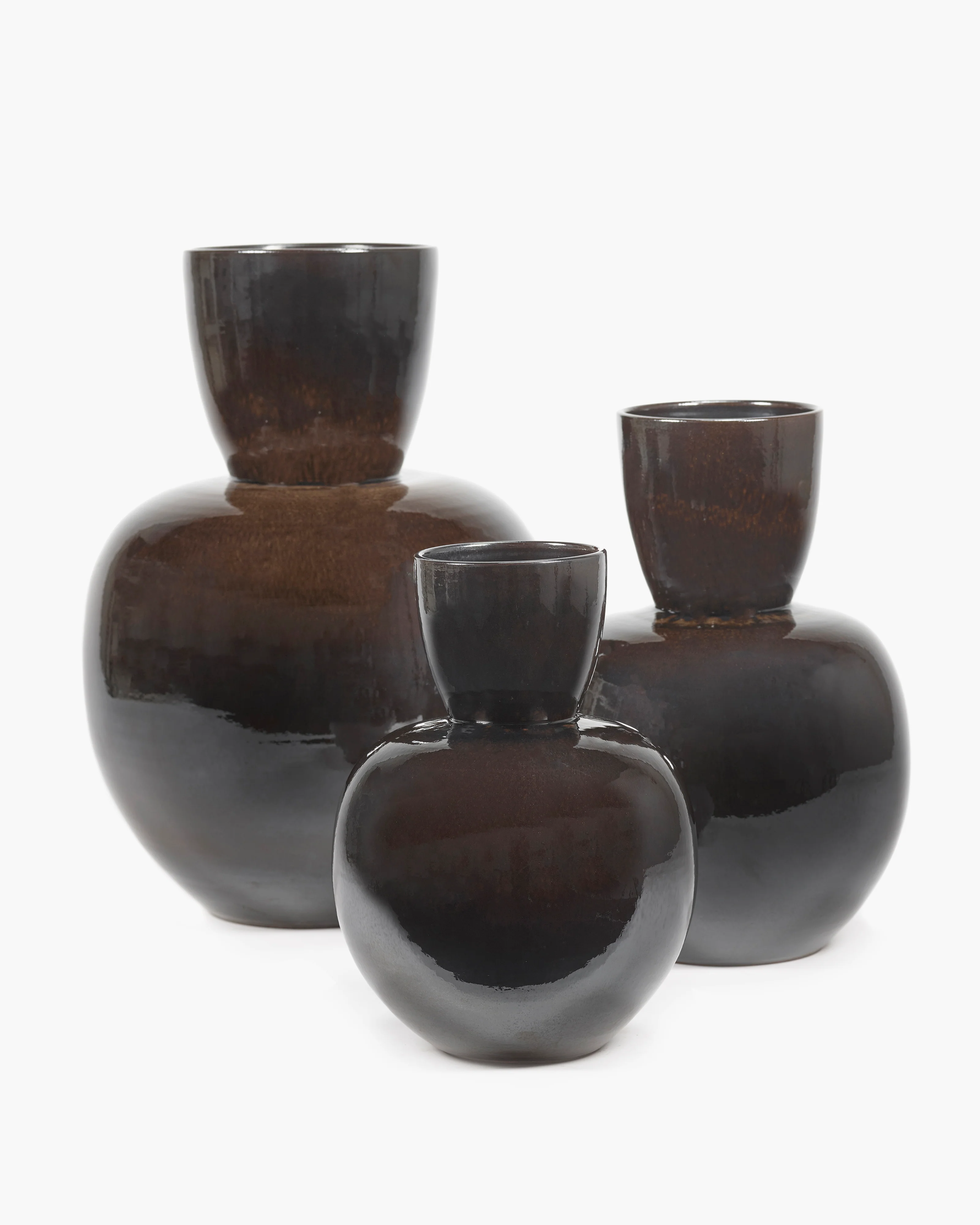 Vase S brown black Pure - Image 4