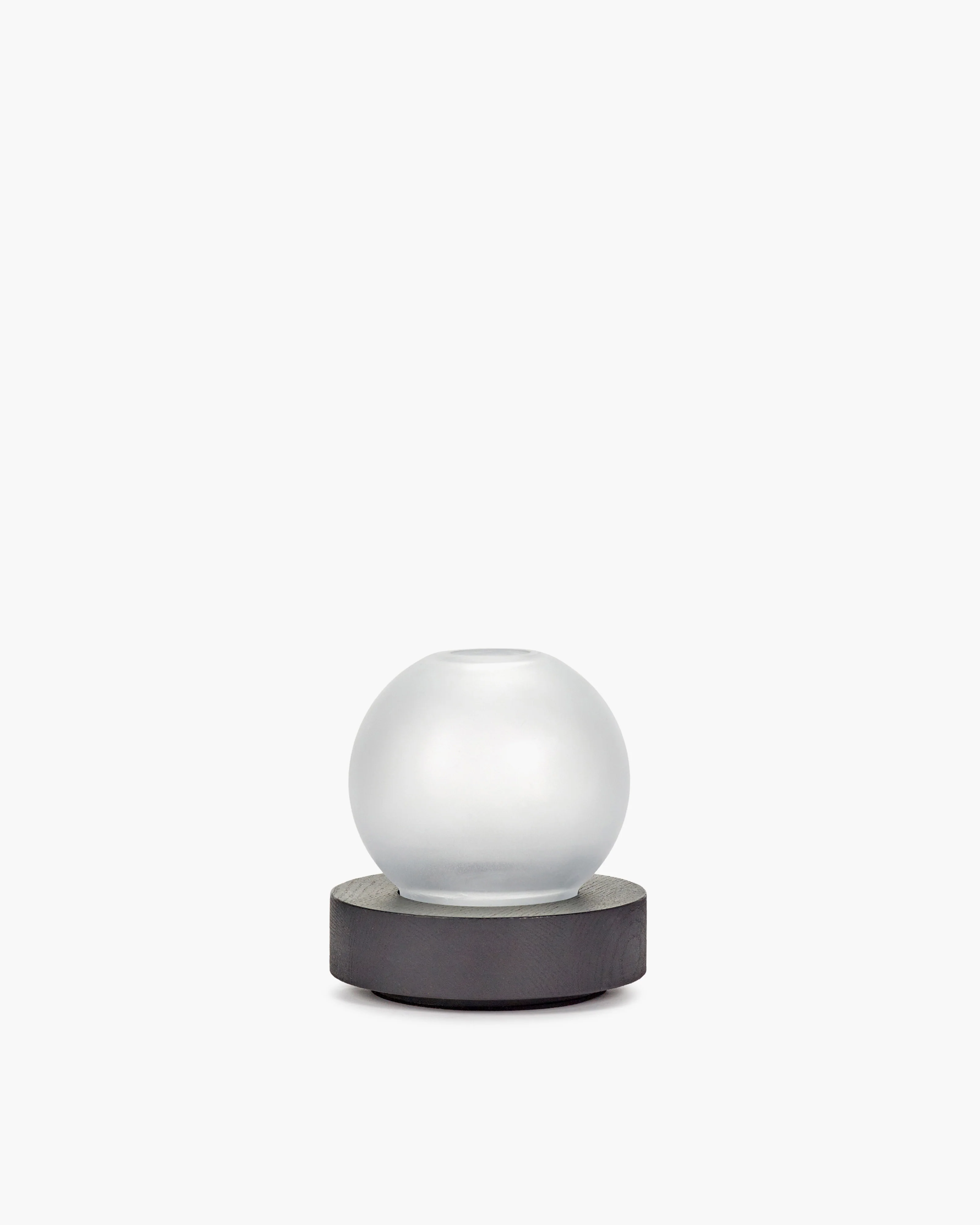 Vase/table lamp black white Lara