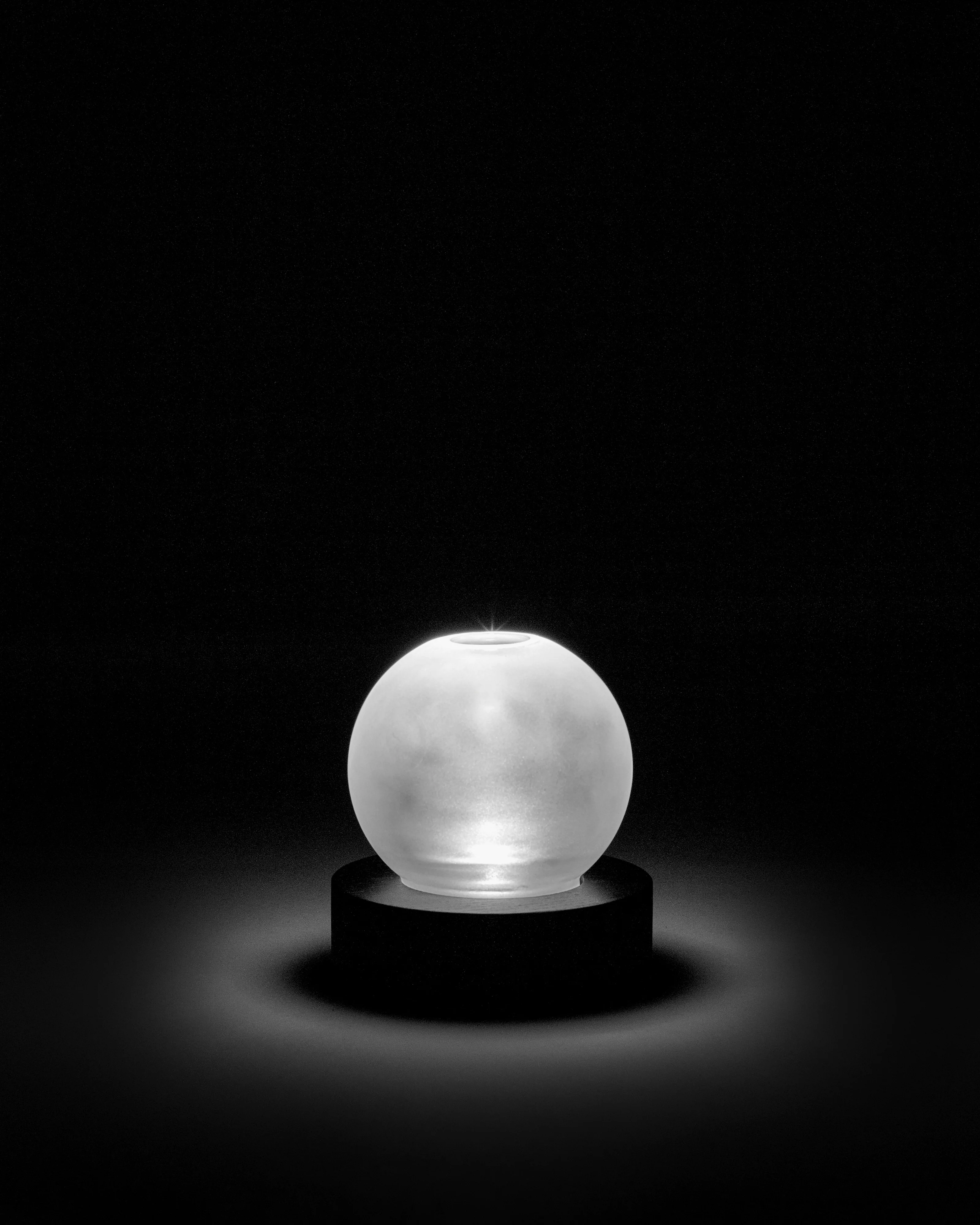 Vase/table lamp black white Lara - Image 4