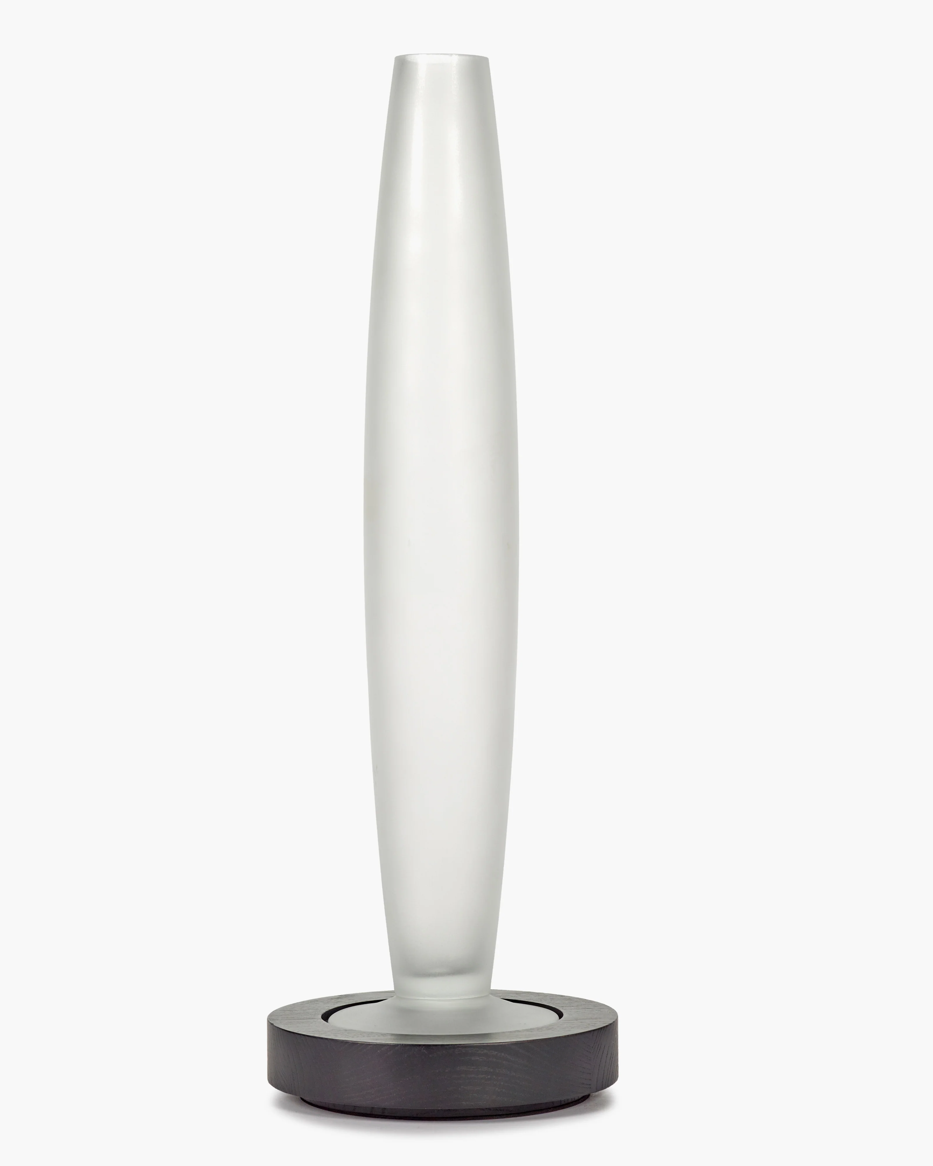 Vase/table lamp black white Lys 3