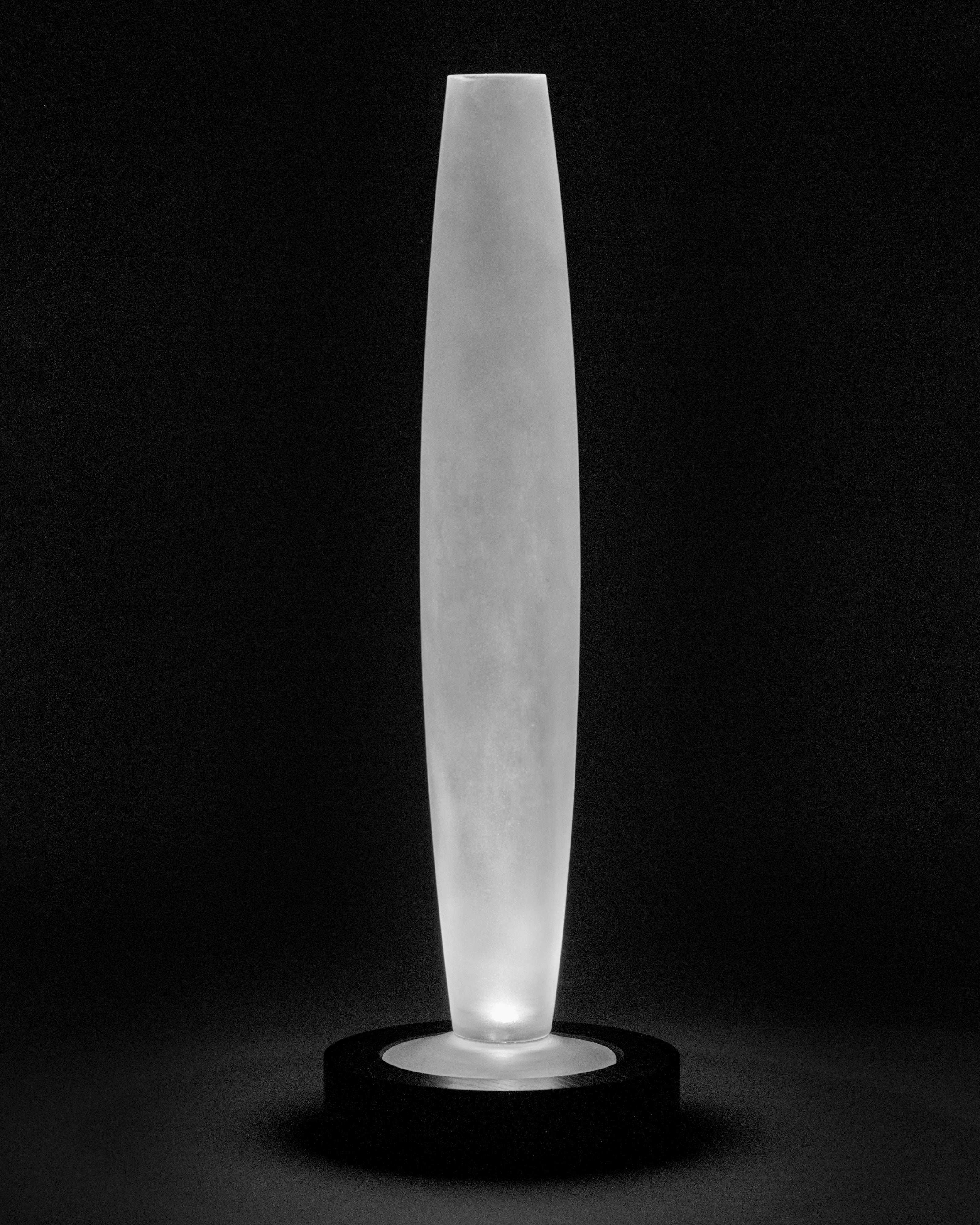 Vase/table lamp black white Lys 3 - Image 4